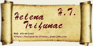 Helena Trifunac vizit kartica